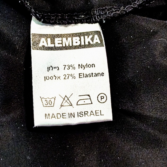 Tekbika by Alembika Pocket Pants, Black Size 6 USA 16-28 - Picture 6 of 6
